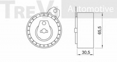 TREVI AUTOMOTIVE td1514 -  Натяжной ролик, ремень ГРМ